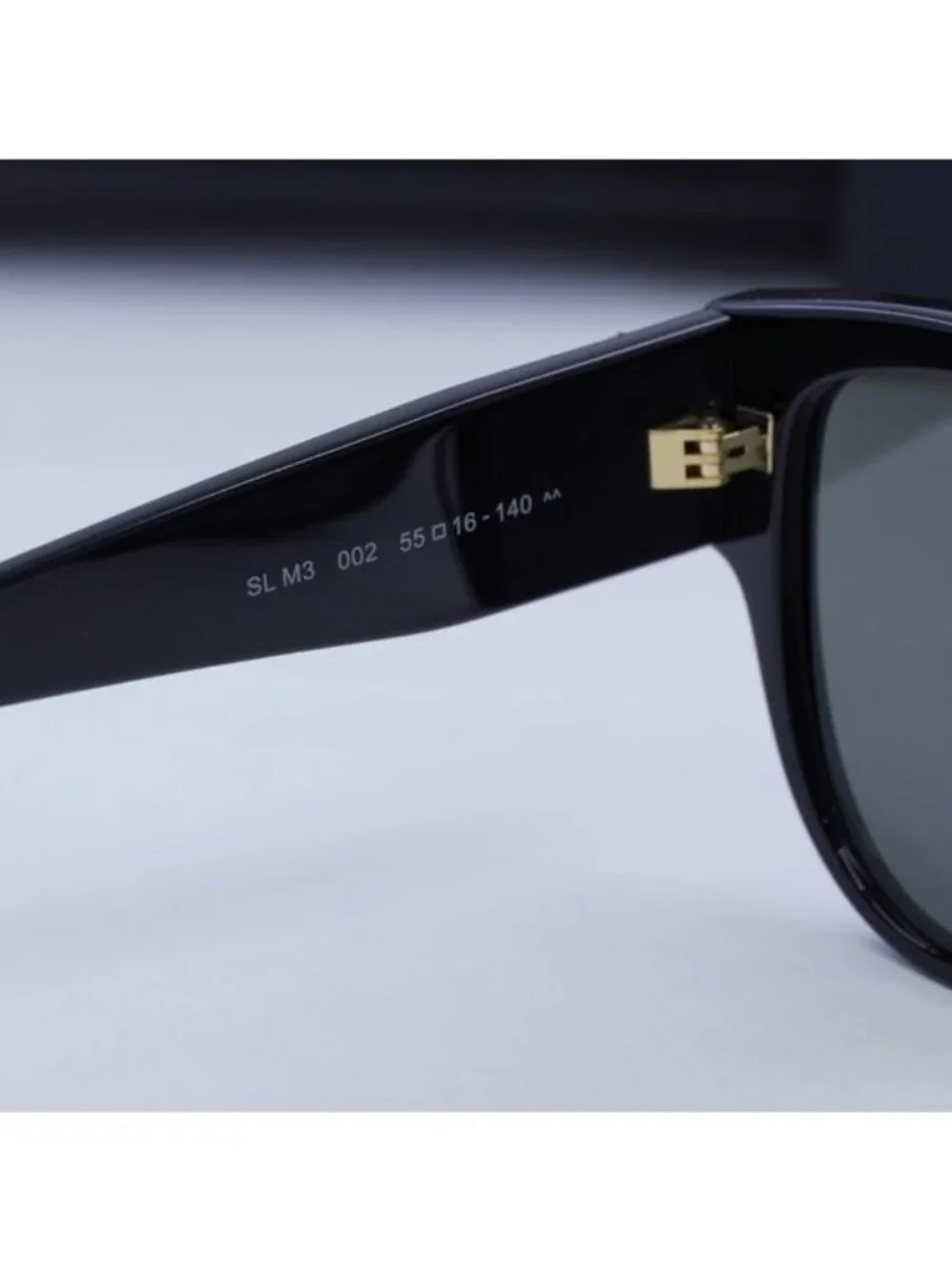 Saint Laurent SLM3 002 Cat Eye Sunglasses - Black / Grey